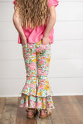 Load image into Gallery viewer, Flower Double Ruffle Jeans

