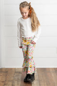 Load image into Gallery viewer, Flower Double Ruffle Jeans

