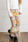 Load image into Gallery viewer, Flower Double Ruffle Jeans
