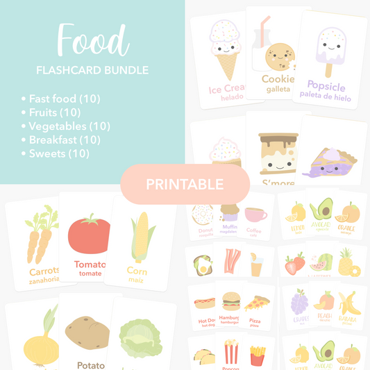 Food Flashcards Printable