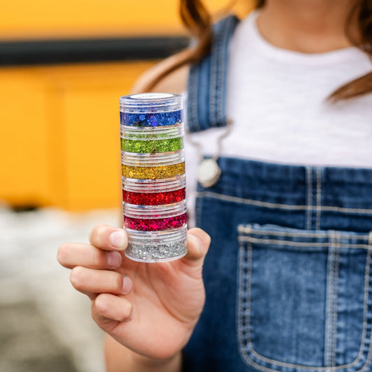 Rainbow Hair Glitter Stack | School is Cool Collection