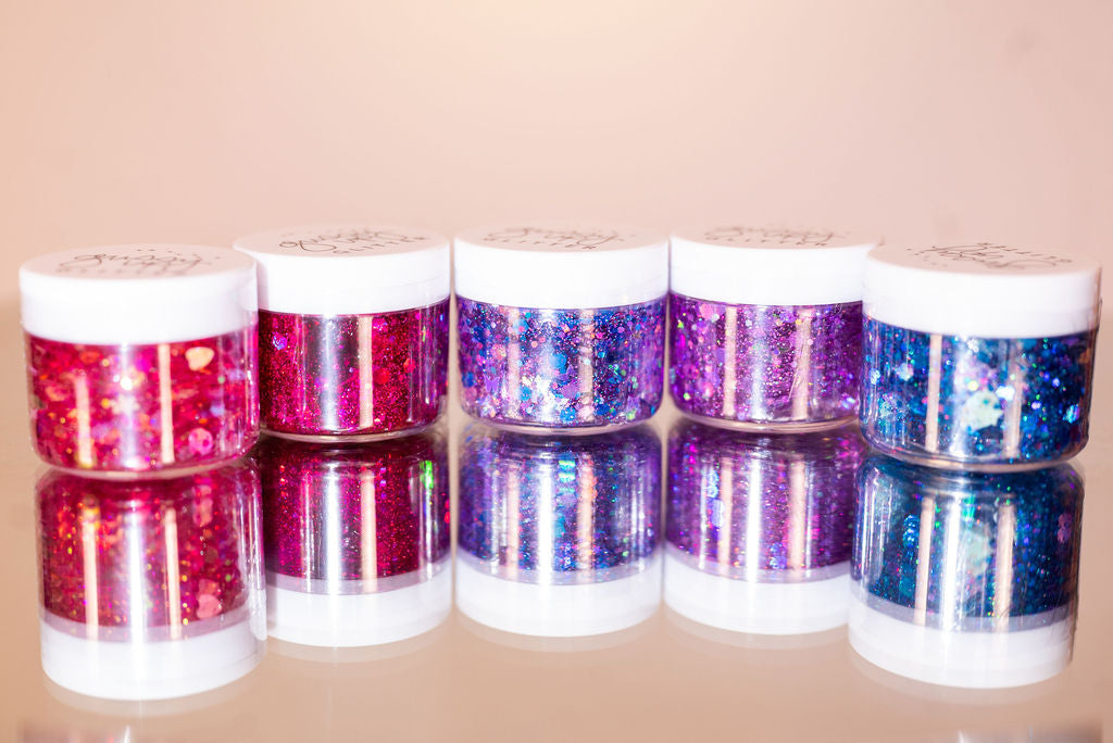 Purple Hair Glitter