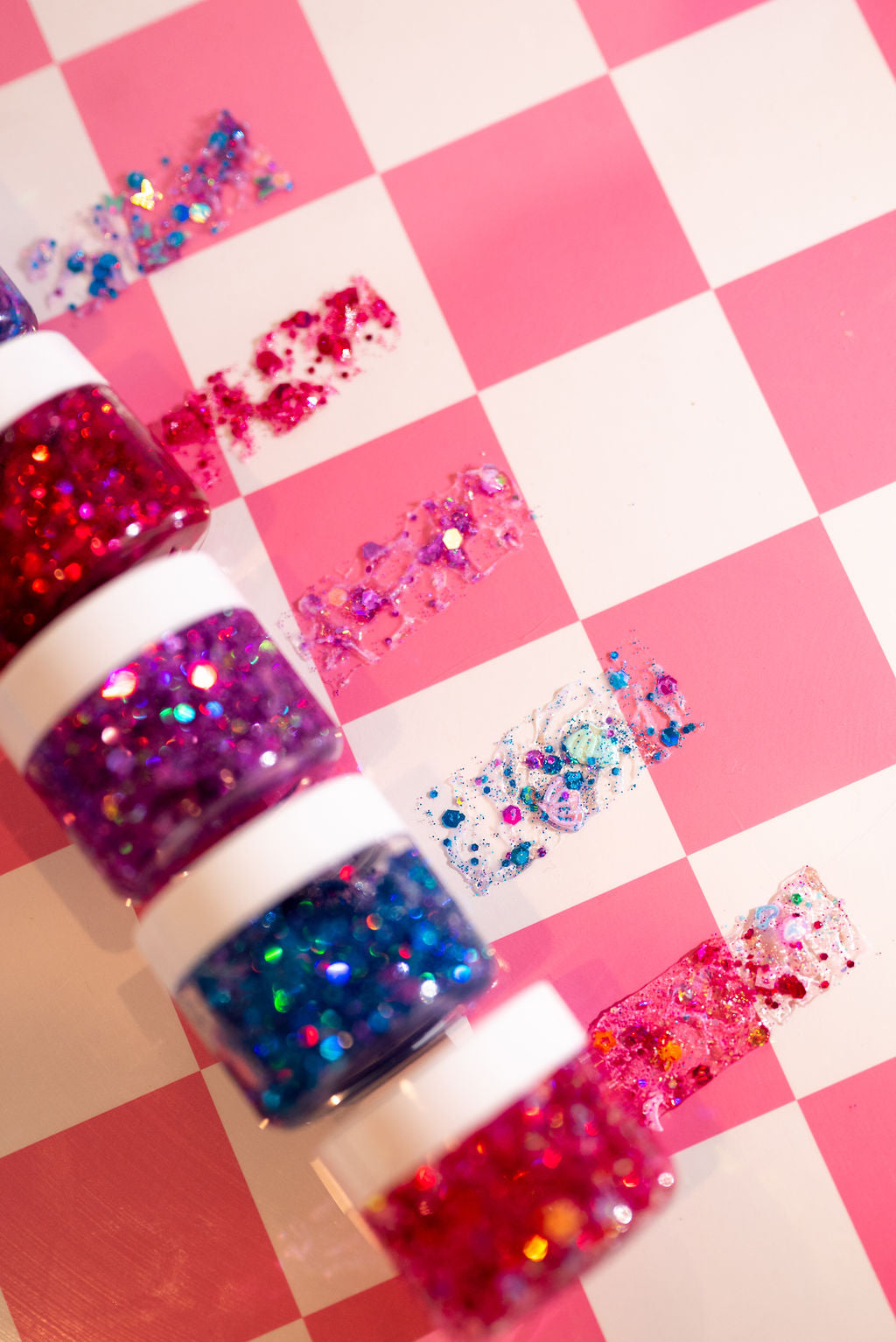 Bright Pink Hair Glitter