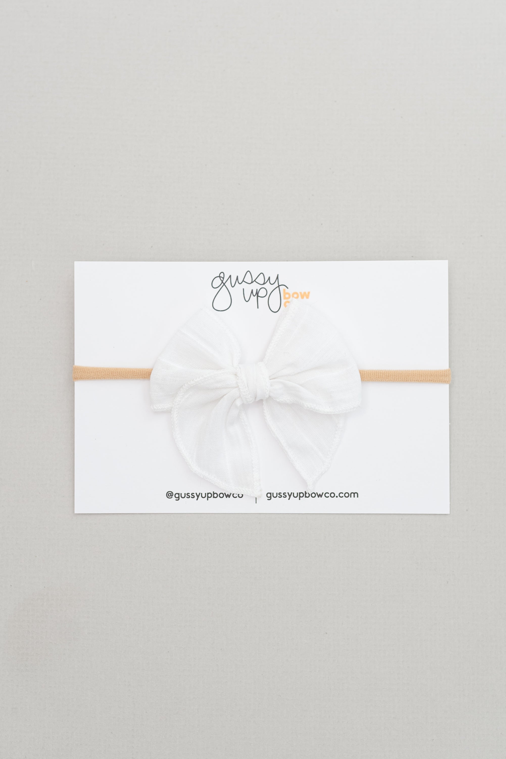 White | Whimsy Bow