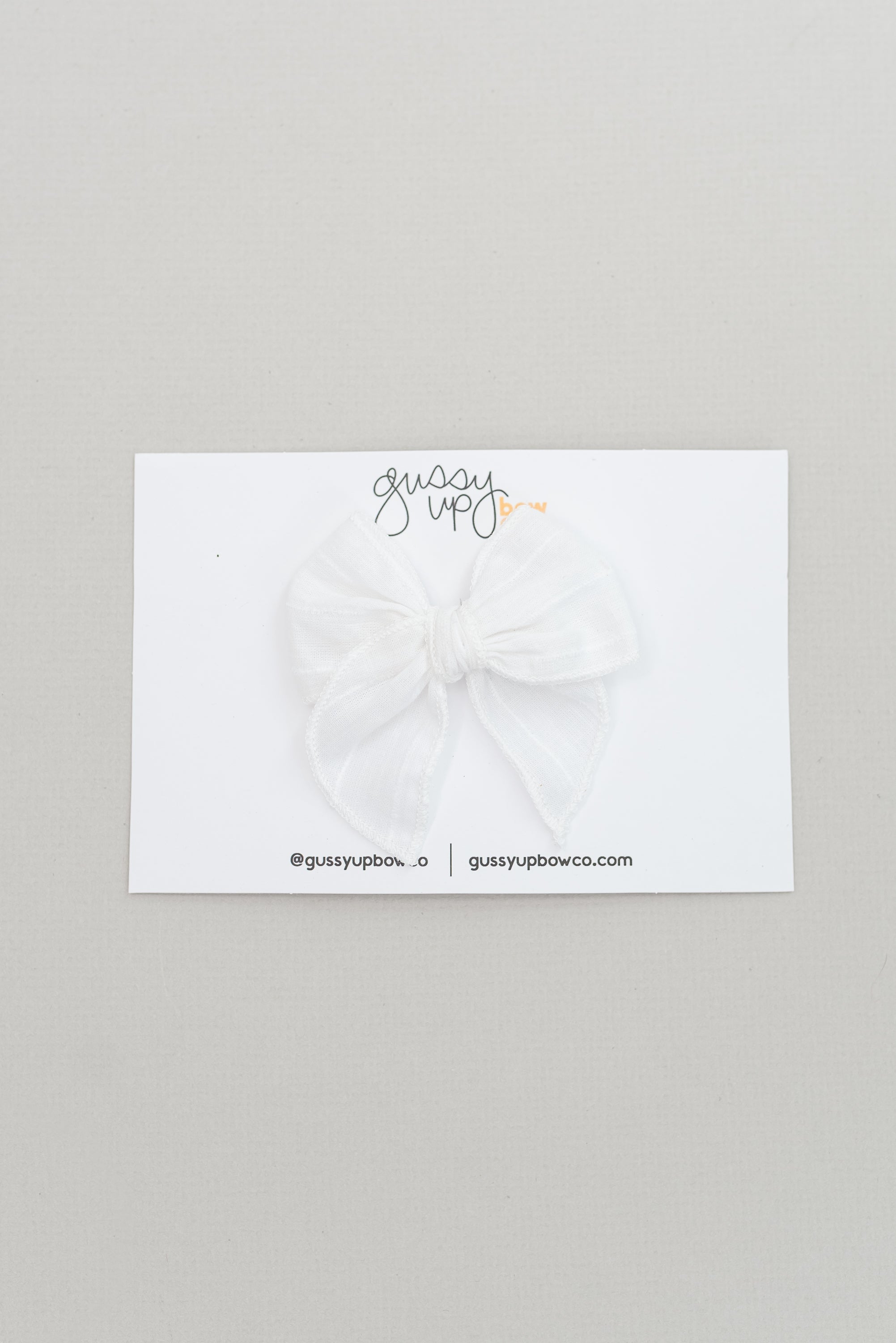 White | Whimsy Bow