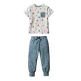 Load image into Gallery viewer, Jogger Set - Casco Bay Harbor Blue Stripe
