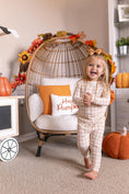 Load image into Gallery viewer, Pumpkin Plaid 2pc Bamboo Pajamas
