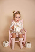 Load image into Gallery viewer, Pastel Pumpkins Bamboo Bubble Romper
