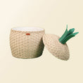 Load image into Gallery viewer, Pineapple Storage Basket Large - Natural
