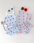 Load image into Gallery viewer, Shorts Set | Cherries & Stripes
