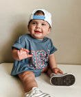 Load image into Gallery viewer, USA Stars T-Shirt Romper
