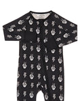 Load image into Gallery viewer, Bamboo Zip Romper | Skelly Vibes
