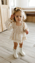 Load image into Gallery viewer, Ruffle Romper | Gingham
