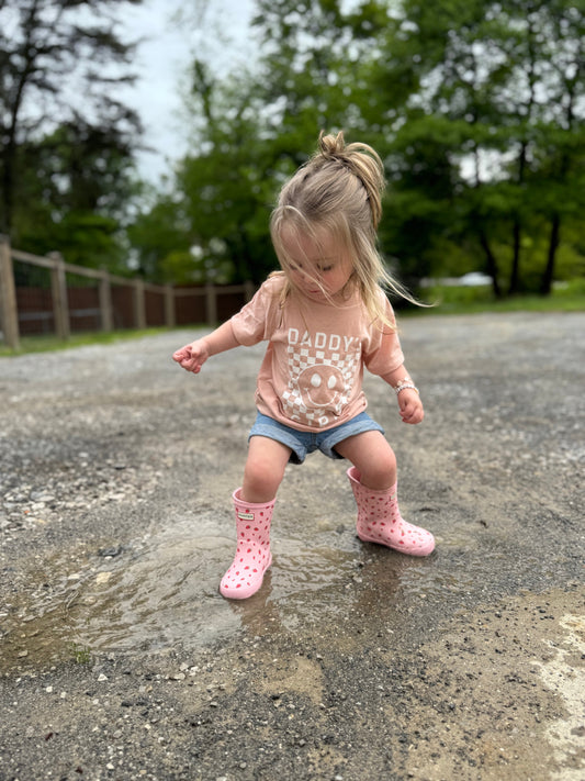 Daddy's Girl Checkered Tee