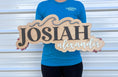 Load image into Gallery viewer, Custom 3D Wooden Name Sign with Designs of your choice
