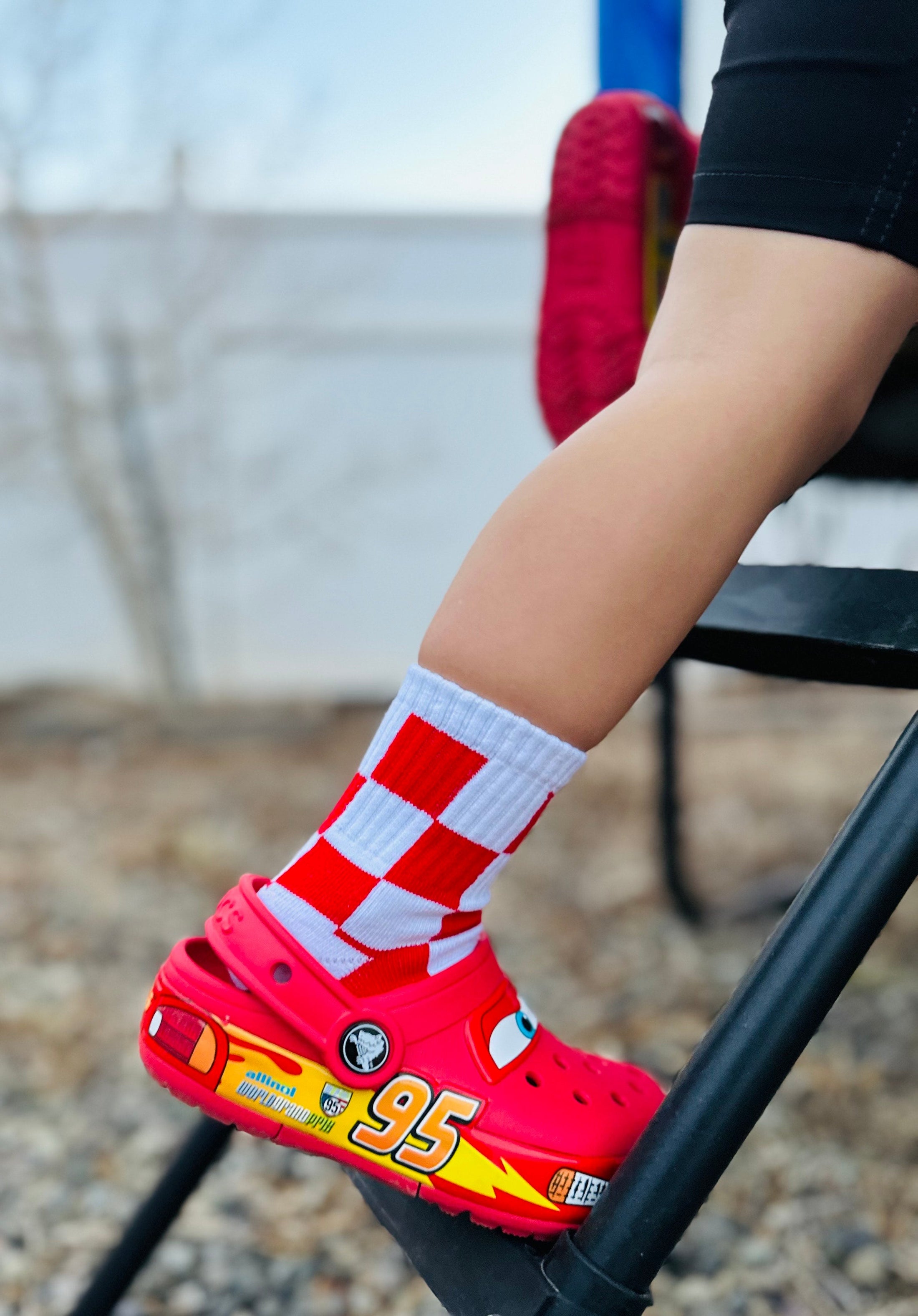 Red + White Checker