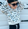 Load image into Gallery viewer, Spooky Bro Bamboo Bubble Romper or Crewneck Sweatshirt
