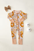 Load image into Gallery viewer, Bamboo Zip Romper | Petal Pop
