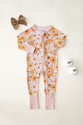 Load image into Gallery viewer, Bamboo Zip Romper |  Sweet Blossom
