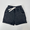 Load image into Gallery viewer, VINTAGE WASH SHORTS - BLACK
