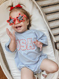 Load image into Gallery viewer, USA Daisy Oversized T-Shirt Romper
