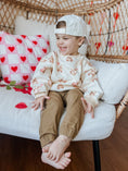 Load image into Gallery viewer, Teddy Bear Hearts Crewneck Sweatshirt
