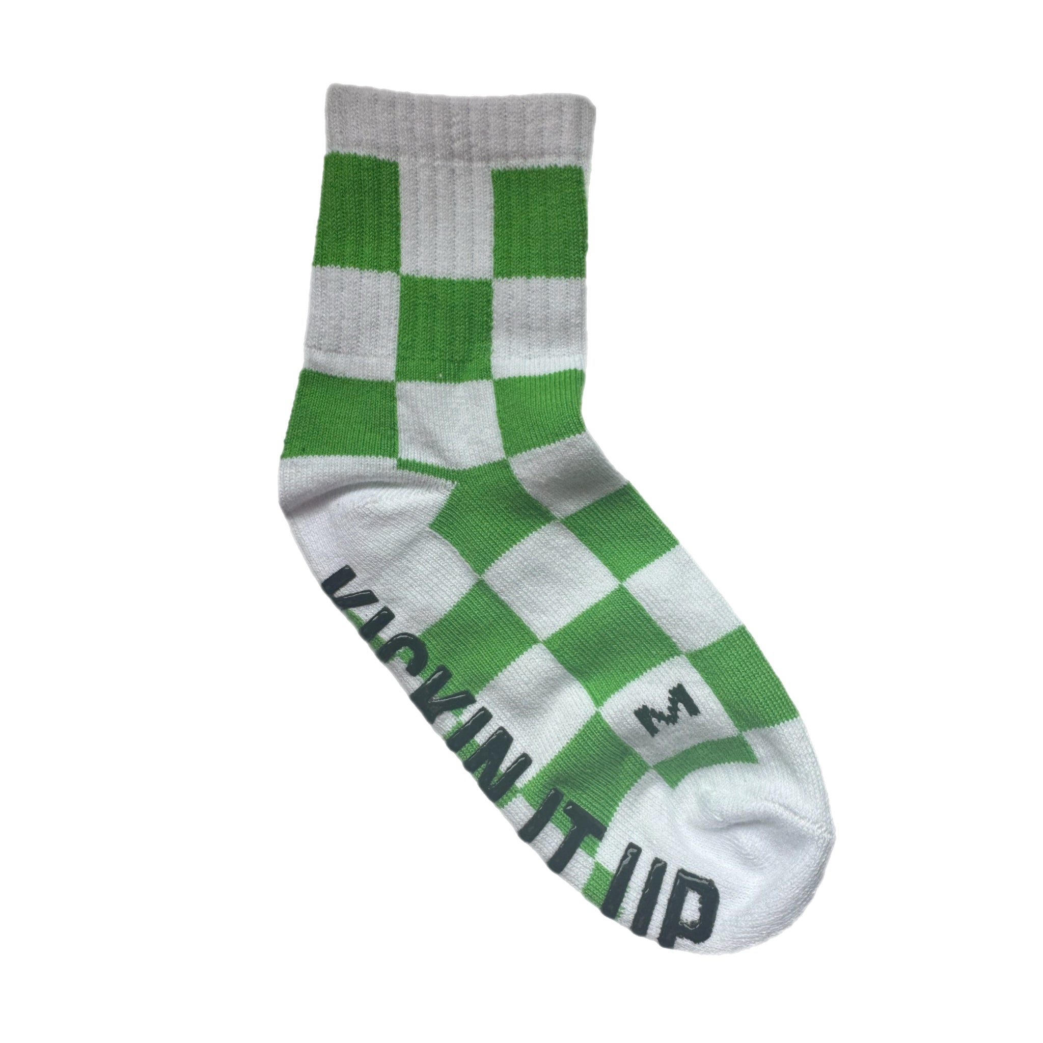 Lime Green Checker