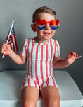Load image into Gallery viewer, Stars & Stripes 2pc Bamboo Pajamas
