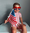 Load image into Gallery viewer, Stars & Stripes 2pc Bamboo Pajamas
