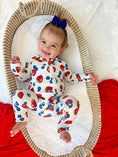 Load image into Gallery viewer, Berry Sweet Bamboo Zippy Romper
