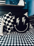 Load image into Gallery viewer, Black Smiley Plush
