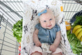 Load image into Gallery viewer, Baby Shopping Cart Hammock | Coming Up Roses Beautiful Floral Print
