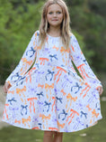 Load image into Gallery viewer, Halloween Bow Spring and Summer Girls Dress
