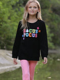 Load image into Gallery viewer, Halloween Black Top + Pink Bell Bottoms
