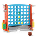 Load image into Gallery viewer, Jumbo 4-to-Score Game with Ring-toss and Basketball Hoop
