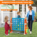 Load image into Gallery viewer, Jumbo 4-to-Score Game with Ring-toss and Basketball Hoop
