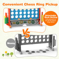 Load image into Gallery viewer, Jumbo 4-to-Score Game with Ring-toss and Basketball Hoop
