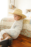 Load image into Gallery viewer, Blue Belle 2pc Ribbed Bamboo Pajamas

