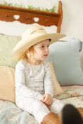 Load image into Gallery viewer, Blue Belle 2pc Ribbed Bamboo Pajamas
