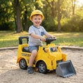 Load image into Gallery viewer, Kids Digger Ride on Truck with Shovel and Under-Seat Compartment

