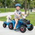 Load image into Gallery viewer, 6V Kids Electric ATV Quad Car with Detachable Trailer
