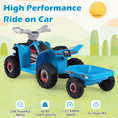 Load image into Gallery viewer, 6V Kids Electric ATV Quad Car with Detachable Trailer

