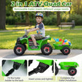Load image into Gallery viewer, 6V Kids Electric ATV Quad Car with Detachable Trailer
