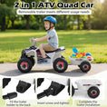 Load image into Gallery viewer, 6V Kids Electric ATV Quad Car with Detachable Trailer
