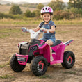 Load image into Gallery viewer, 6V Kids Electric ATV Quad Car with Detachable Trailer
