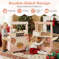Load image into Gallery viewer, Kids Pizza Food Truck Wooden Pretend Play Snack Cart with Oven-Pink
