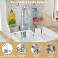 Load image into Gallery viewer, Kids Play Kitchen Wooden Corner Kitchen Playset with Working Faucet and Sink-Beige
