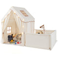Load image into Gallery viewer, Kids Play Tent with Playpen 2-in-1 Toddler Playhouse with Yard
