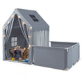 Load image into Gallery viewer, Kids Play Tent with Playpen 2-in-1 Toddler Playhouse with Yard
