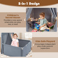 Load image into Gallery viewer, Kids Play Tent with Playpen 2-in-1 Toddler Playhouse with Yard
